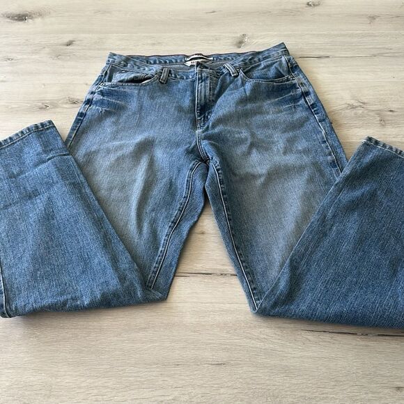 Tommy Hilfiger Boyfriend Cut Vintage Jeans Blue 14L EUC - Picture 13 of 14